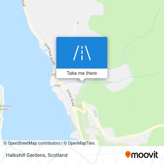 Halkshill Gardens map