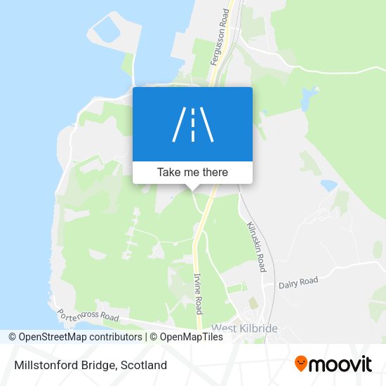 Millstonford Bridge map