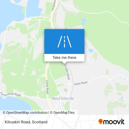 Kilruskin Road map