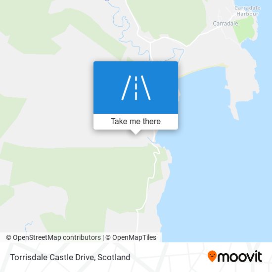 Torrisdale Castle Drive map