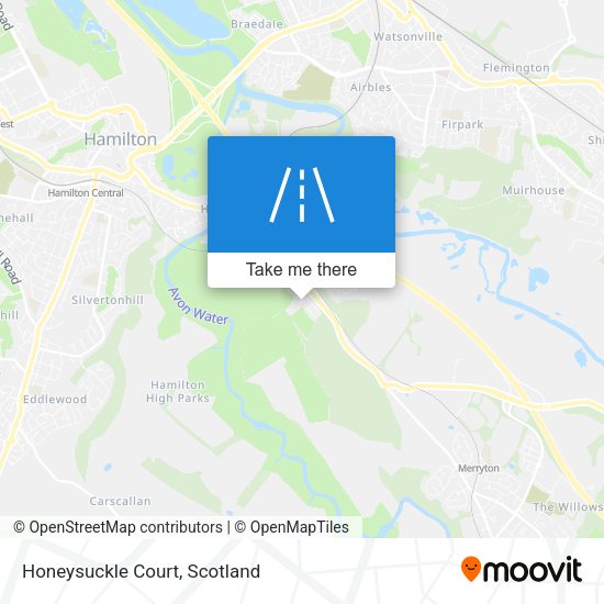 Honeysuckle Court map