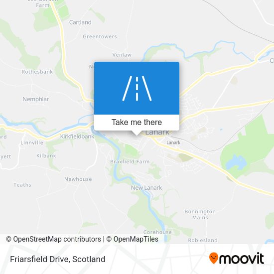 Friarsfield Drive map