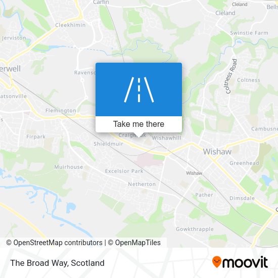 The Broad Way map