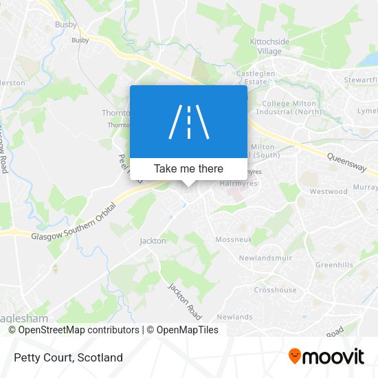 Petty Court map