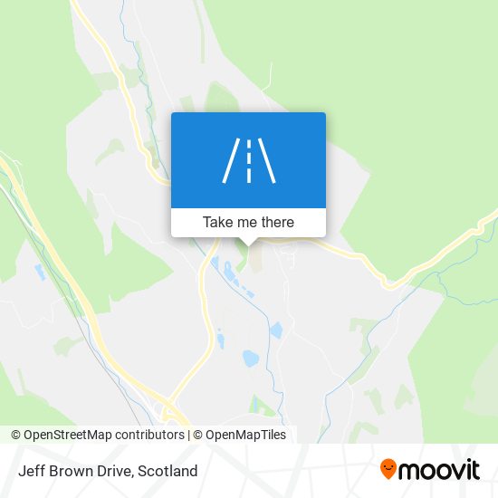 Jeff Brown Drive map