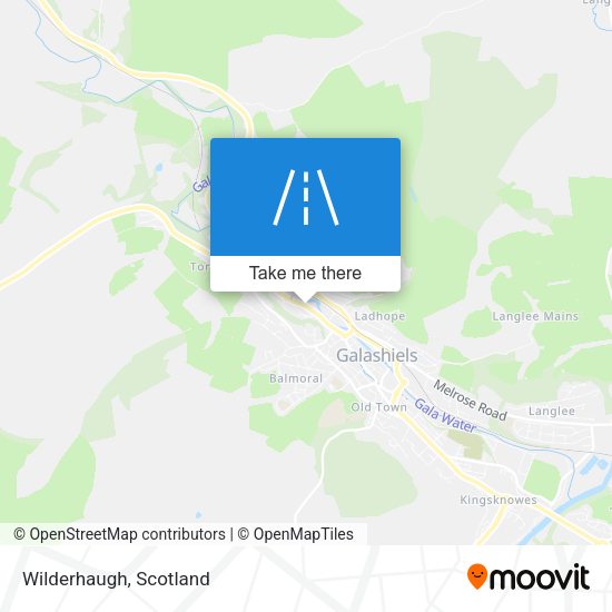 Wilderhaugh map