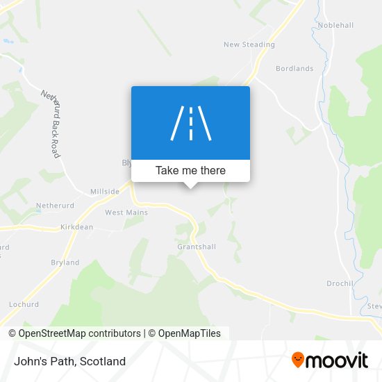 John's Path map