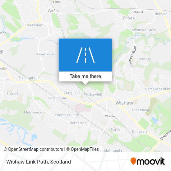Wishaw Link Path map