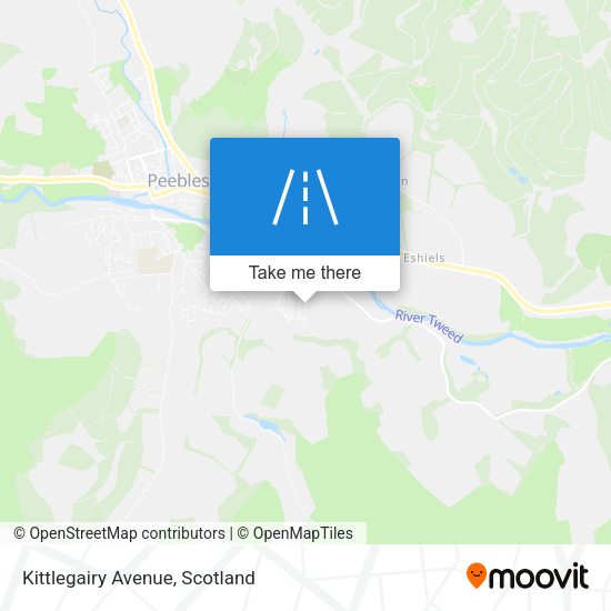 Kittlegairy Avenue map