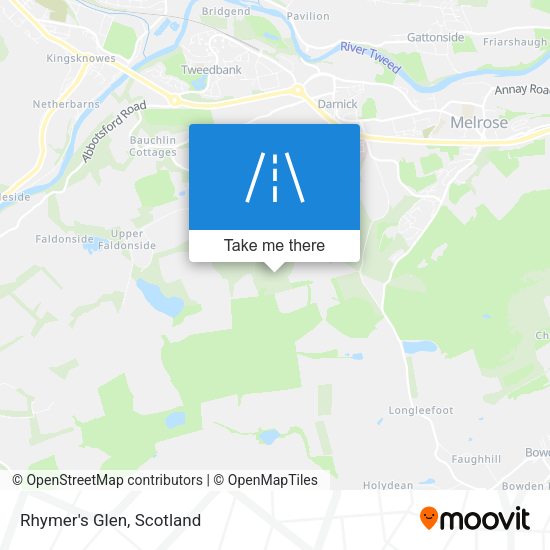 Rhymer's Glen map