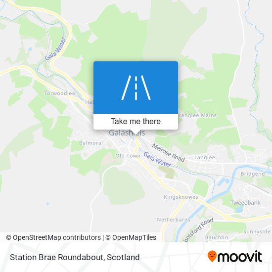 Station Brae Roundabout map