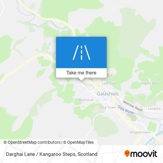 Darghai Lane / Kangaroo Steps map