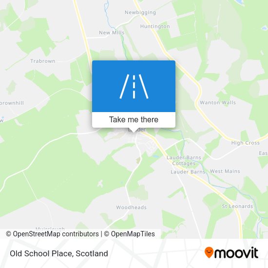 Old School Place map