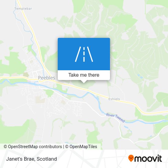 Janet's Brae map