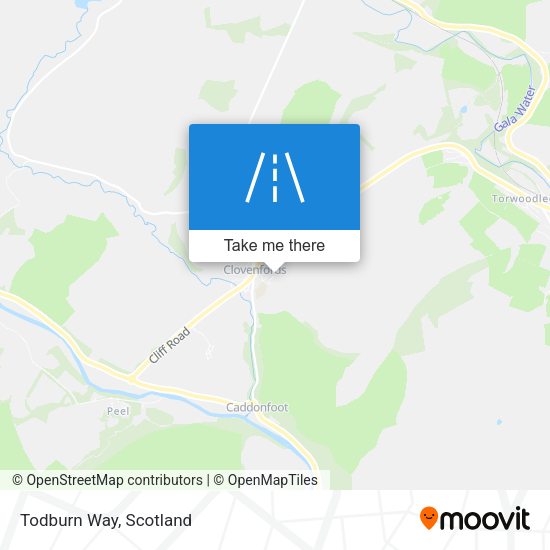 Todburn Way map