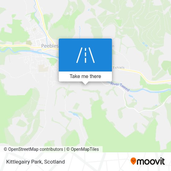 Kittlegairy Park map