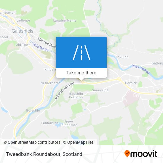 Tweedbank Roundabout map