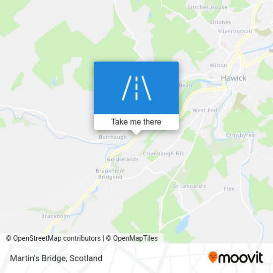 Martin's Bridge map