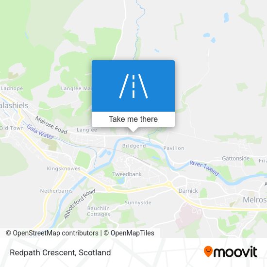 Redpath Crescent map