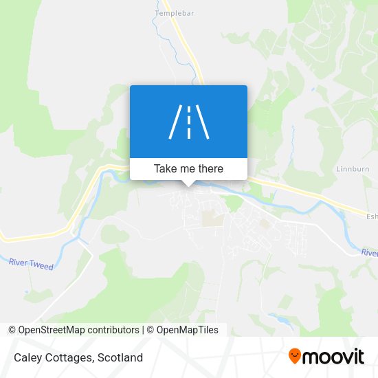 Caley Cottages map