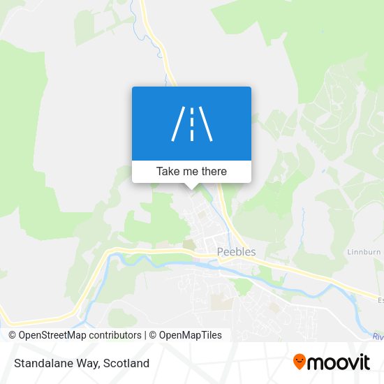 Standalane Way map