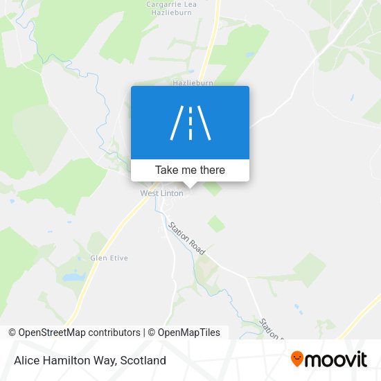 Alice Hamilton Way map