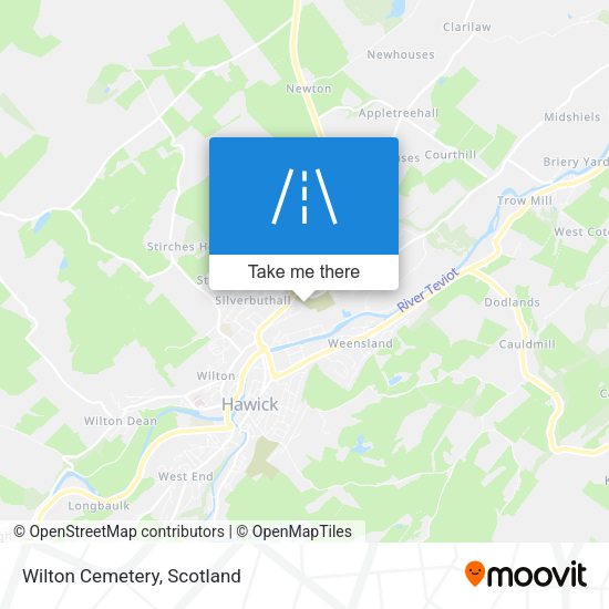 Wilton Cemetery map