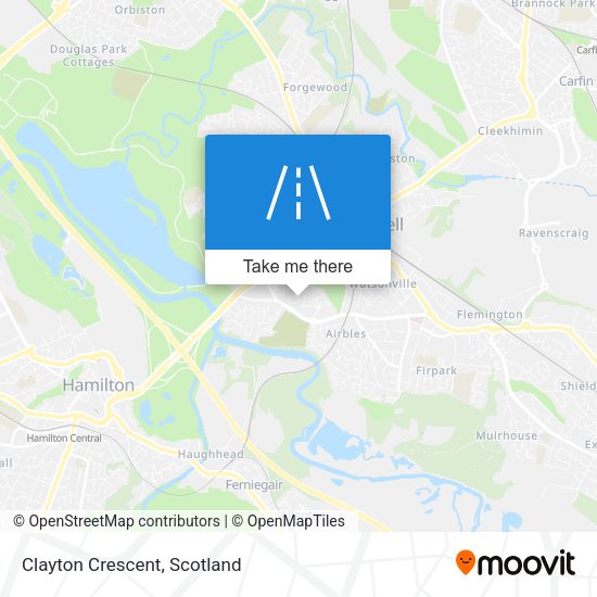 Clayton Crescent map