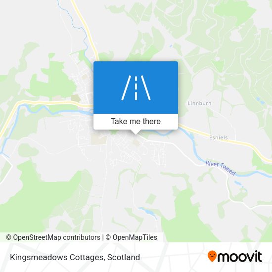 Kingsmeadows Cottages map