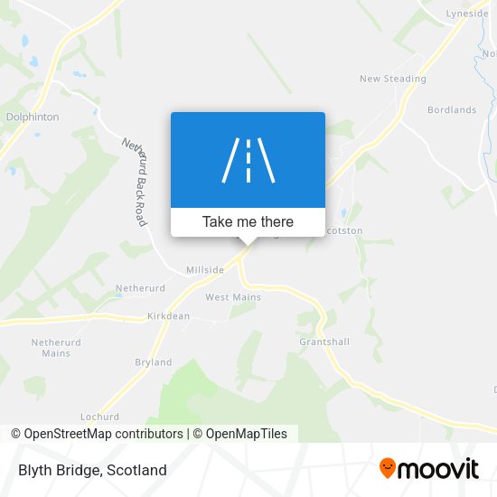 Blyth Bridge map