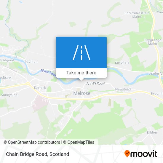 Chain Bridge Road map