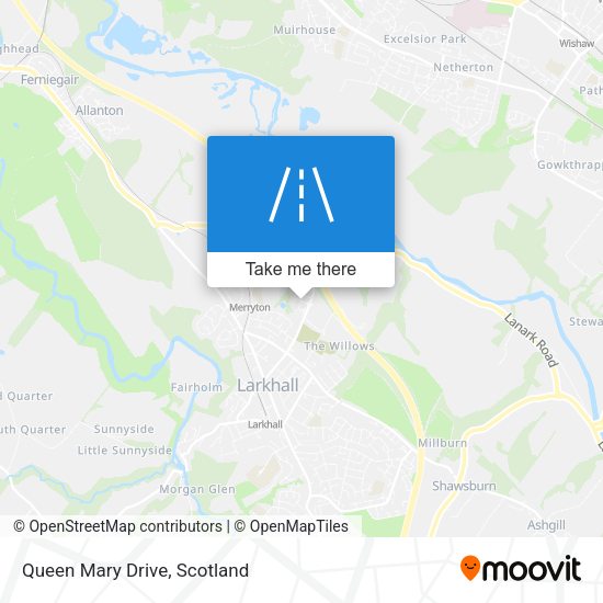 Queen Mary Drive map