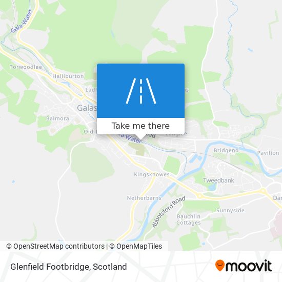 Glenfield Footbridge map