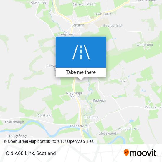 Old A68 Link map