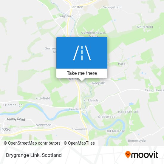 Drygrange Link map