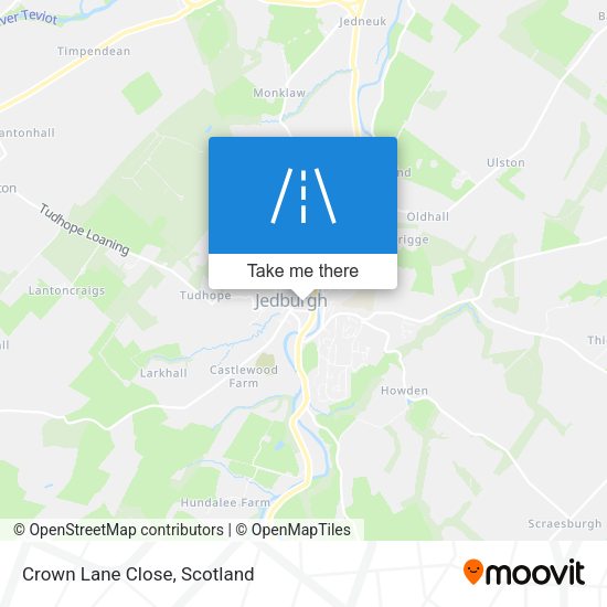 Crown Lane Close map