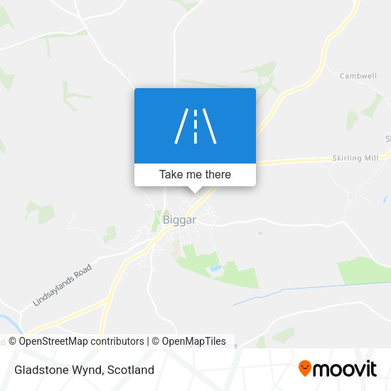 Gladstone Wynd map