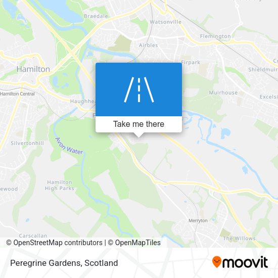 Peregrine Gardens map