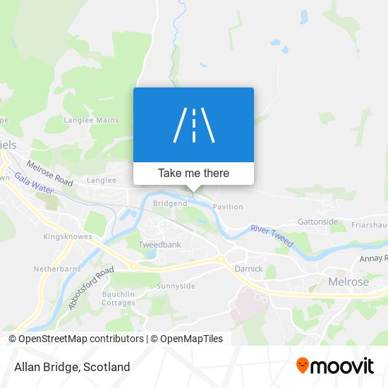 Allan Bridge map