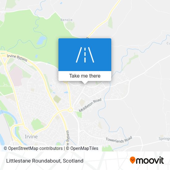 Littlestane Roundabout map