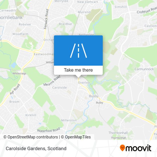 Carolside Gardens map