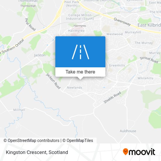 Kingston Crescent map