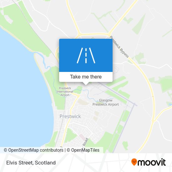 Elvis Street map