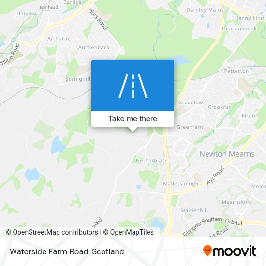 Waterside Farm Road map