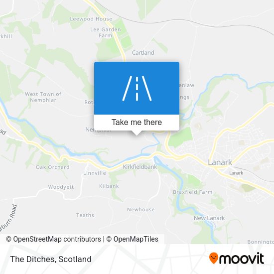 The Ditches map