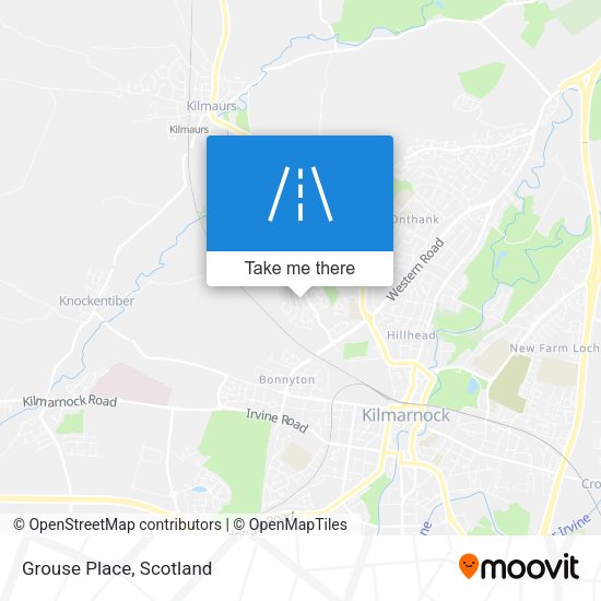 Grouse Place map
