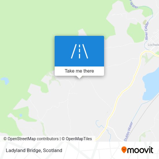 Ladyland Bridge map