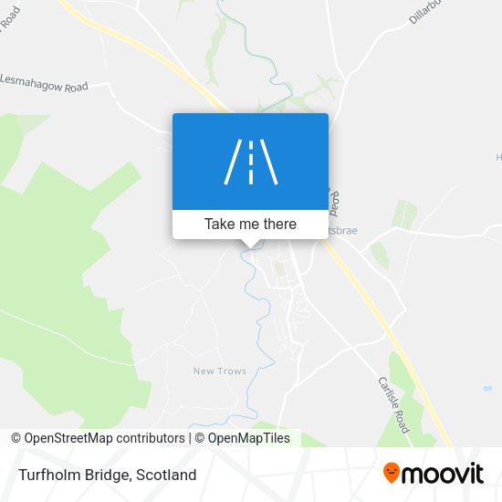 Turfholm Bridge map