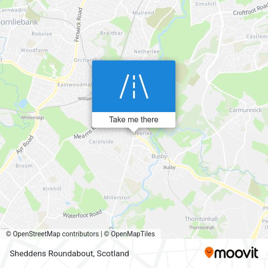 Sheddens Roundabout map