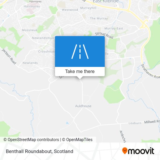 Benthall Roundabout map